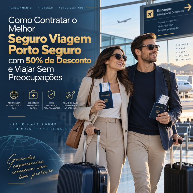 Como Contratar o Melhor Seguro Viagem Porto Seguro com 50% de Desconto e Viajar Sem Preocupações