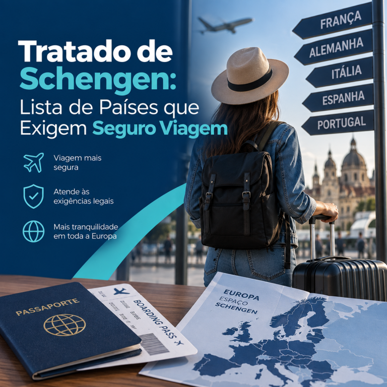 Tratado de Schengen: Lista de Países que Exigem Seguro Viagem