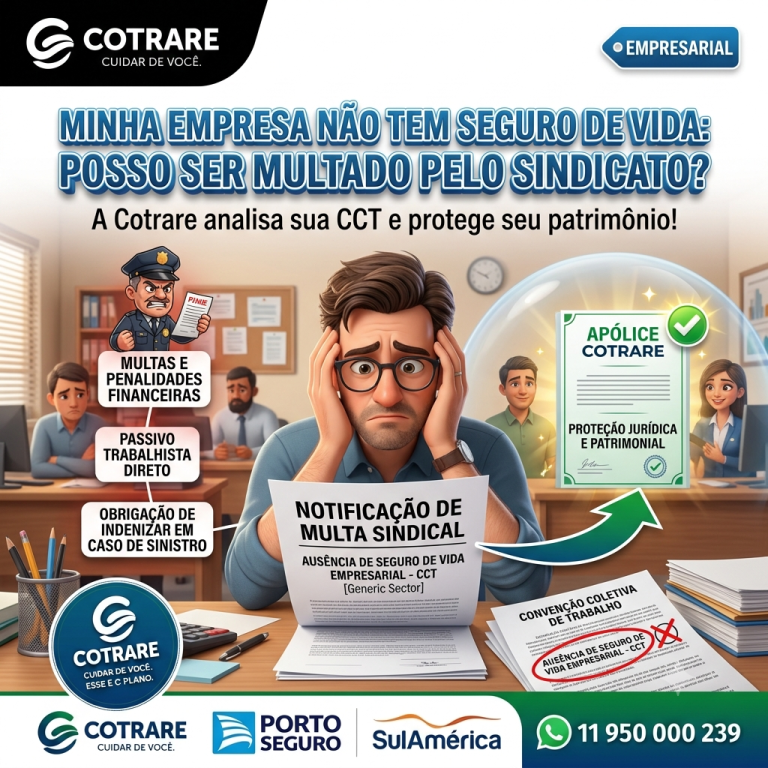 Sem Seguro de Vida Empresarial? Risco de Multa do Sindicato