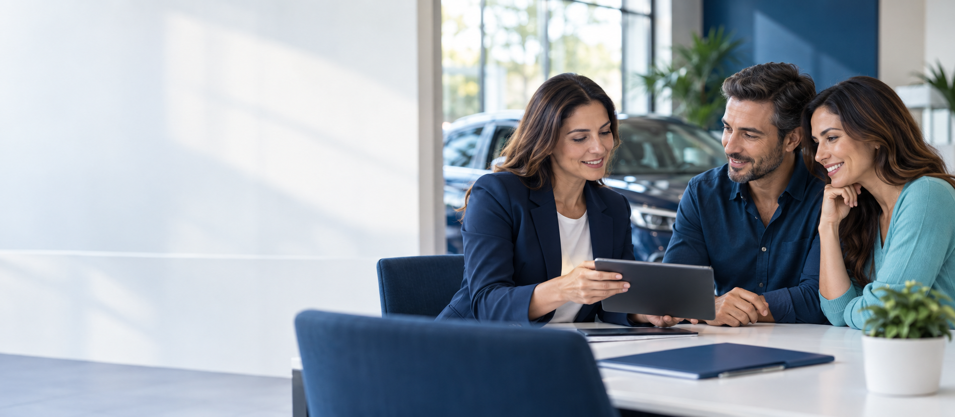 Consultora Cotrare orientando clientes sobre Seguro Automóvel