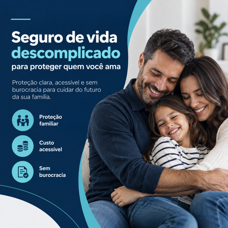 Seguro de vida descomplicado para proteger quem você ama