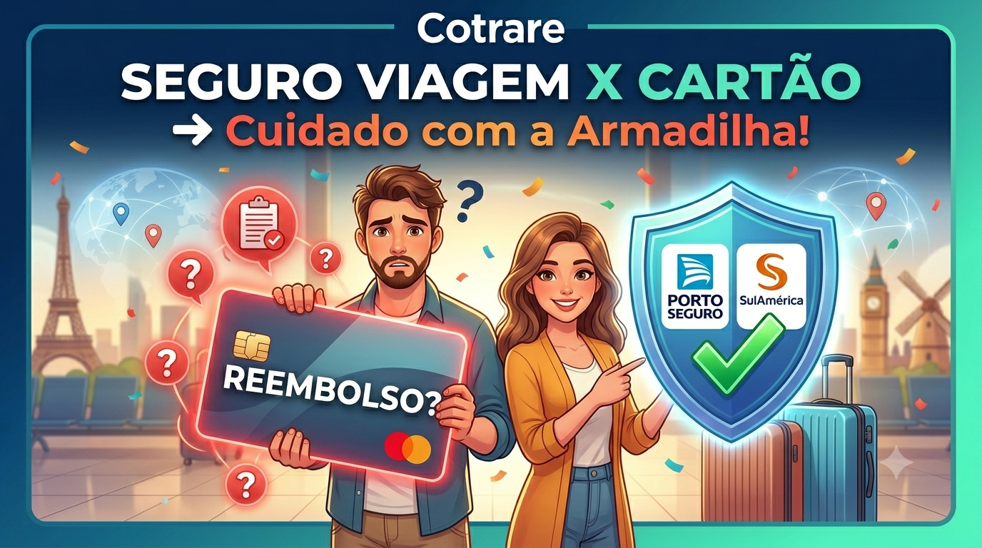 seguro viagem x seguro do cartao de credito