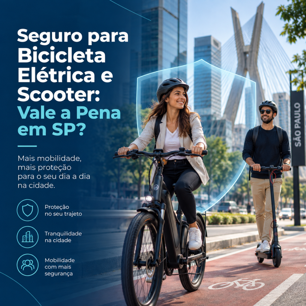 Seguro para Bicicleta Elétrica e Scooter: Vale a Pena em SP?