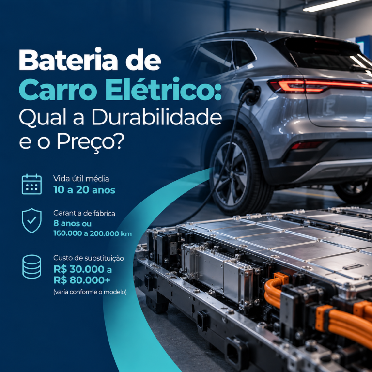 Bateria de Carro Elétrico: Qual a Durabilidade e o Preço?