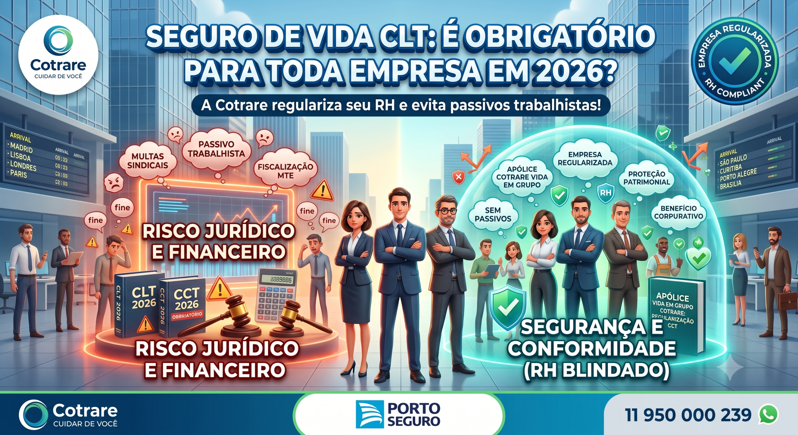 Seguro de Vida CLT: É Obrigatório para Empresas em 2026?