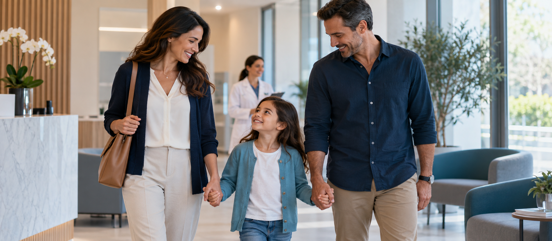 Família em ambiente de saúde e bem-estar
